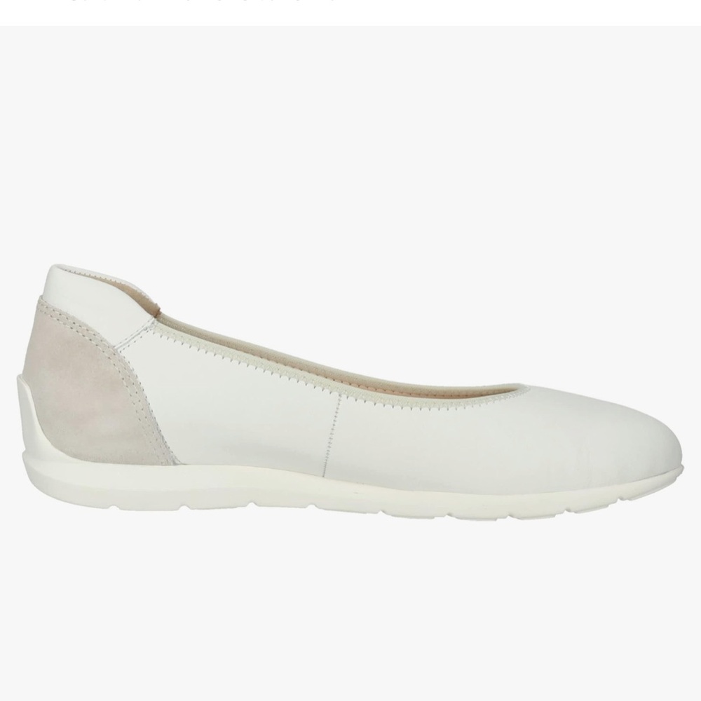 ARA Sardinia Cream Beige leather comfort ballet on flats loafers women size 7
